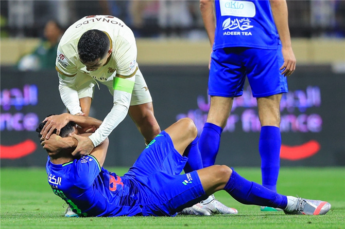 Cristiano Ronaldo nets first goal in Saudi Pro League.